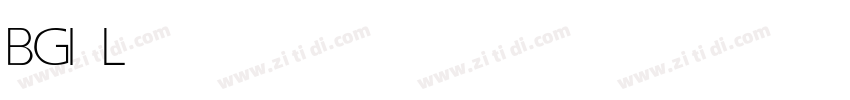 BGI Light字体转换